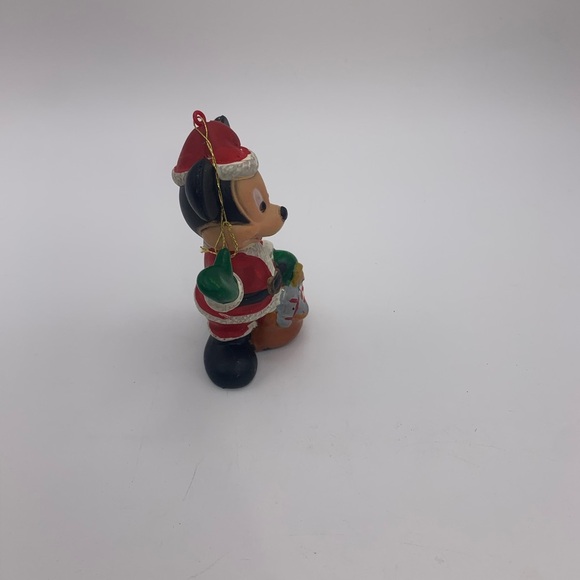 The Walt Disney Co. Mickey Mouse Santa Plastic Blow Mold Christmas Ornament - Picture 10 of 12